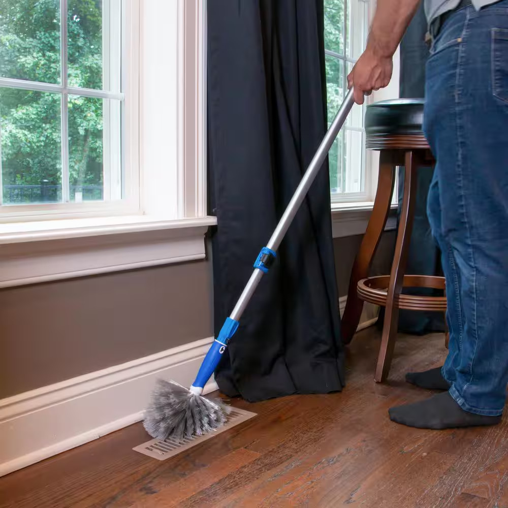 Poly-Fiber Cobweb and Corner Duster – Indoor and Outdoor Cleaning Duster for Gar