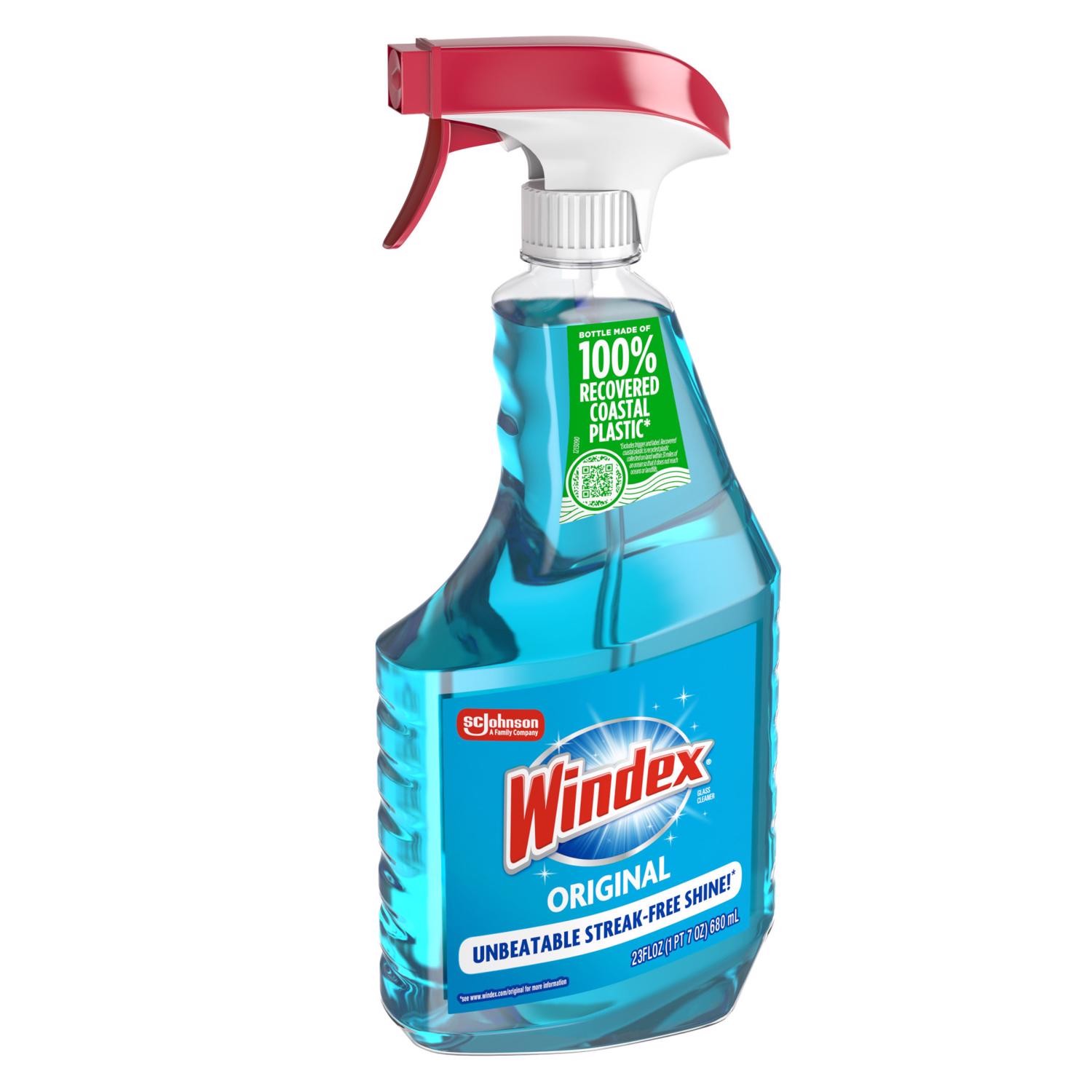 Windex Original No Scent Glass Cleaner 23 oz Liquid (Pack of 8)