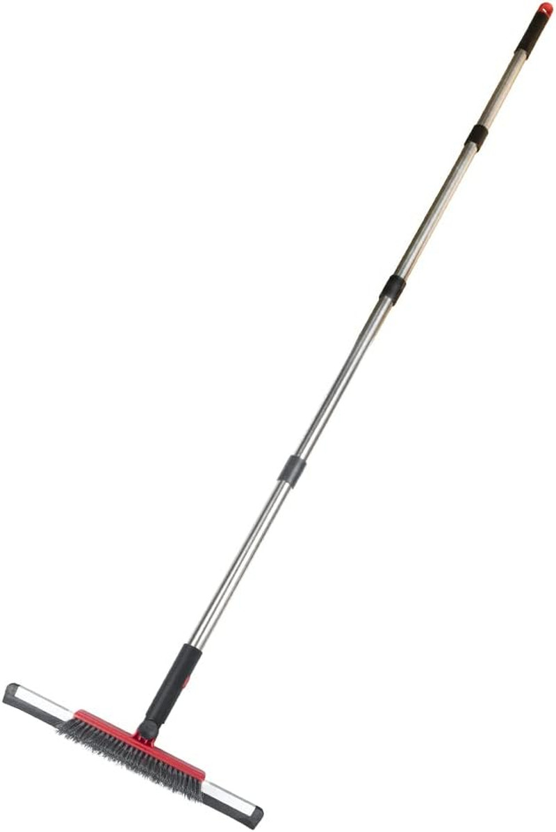 Floor Squeegee Scrubber Shower Squeegee with Grout Brush.14 Squeegee Broom and 5