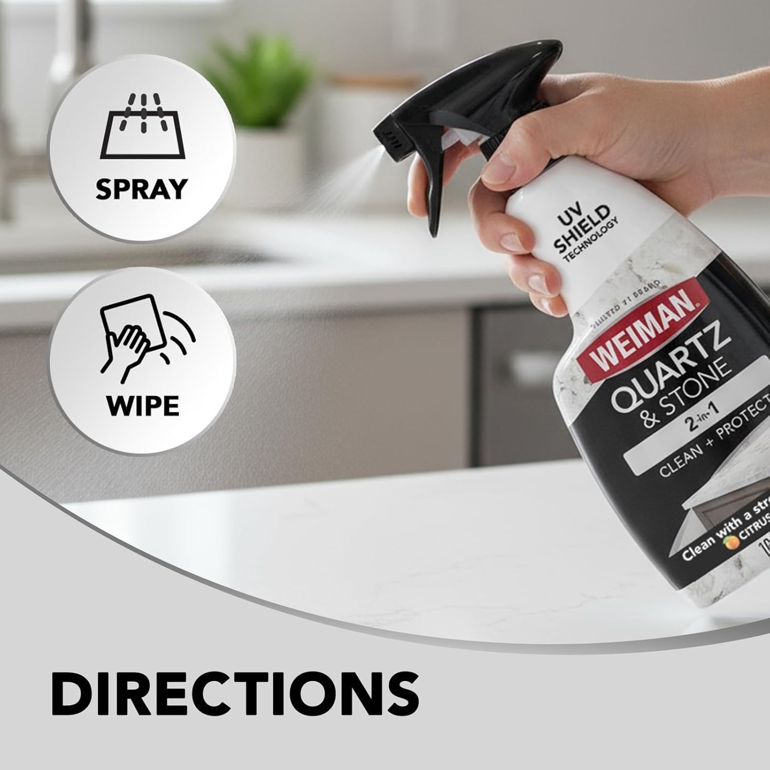 Quartz Countertop Cleaner 2-Pack