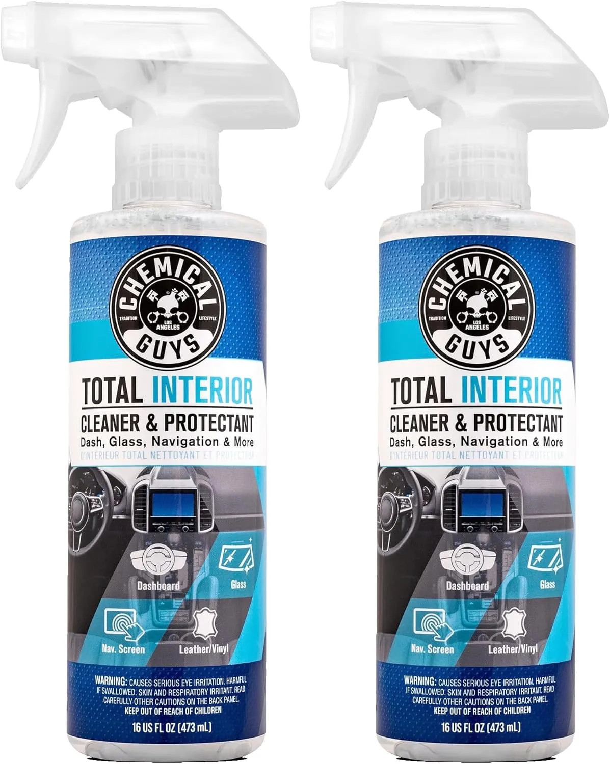 Chemical Guys Total Interior Cleaner & Protectant Interior Cleaner – 16 oz