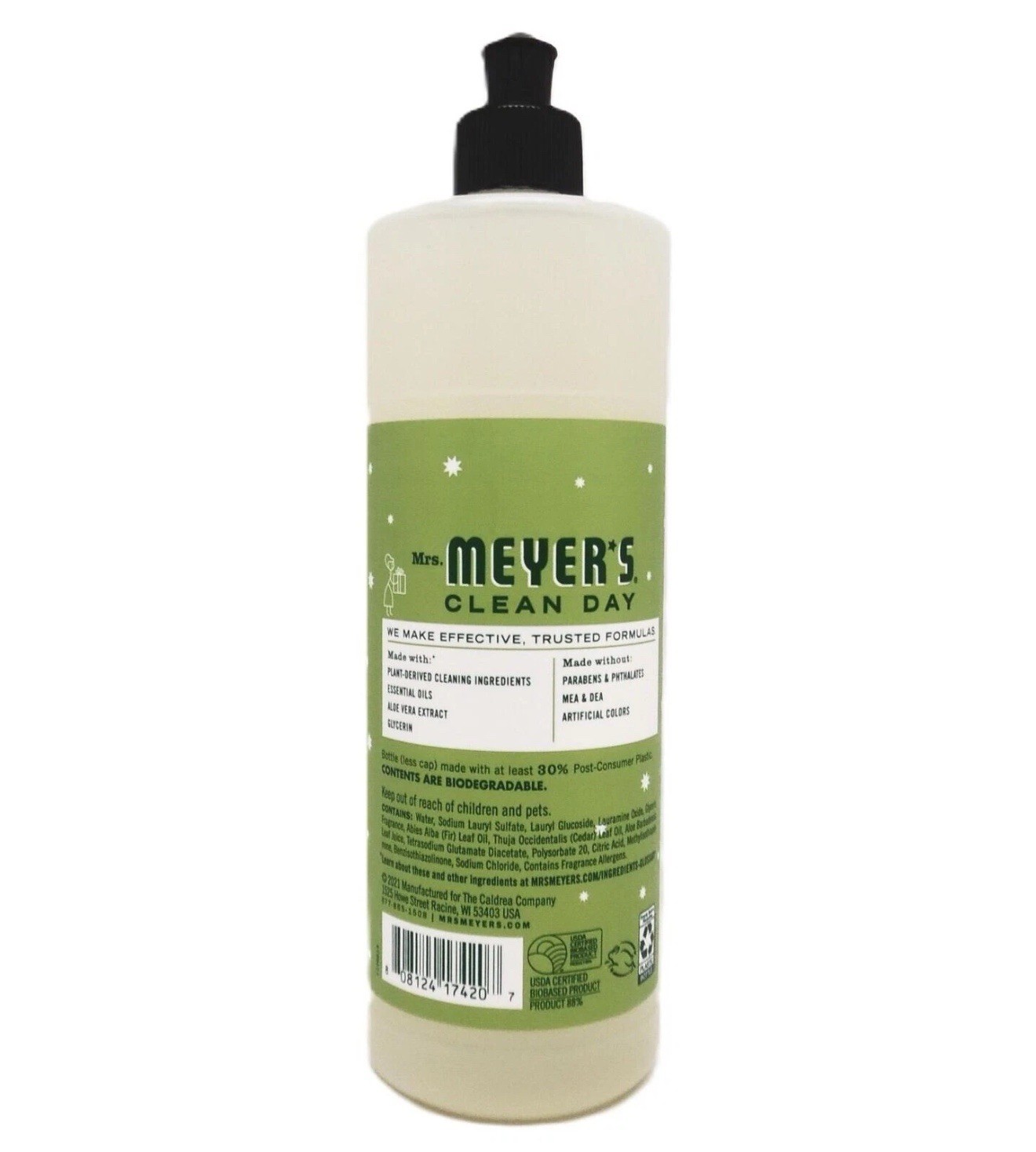 Mrs Meyers Clean Day Dish Soap Liquid Iowa Pine – 16 oz