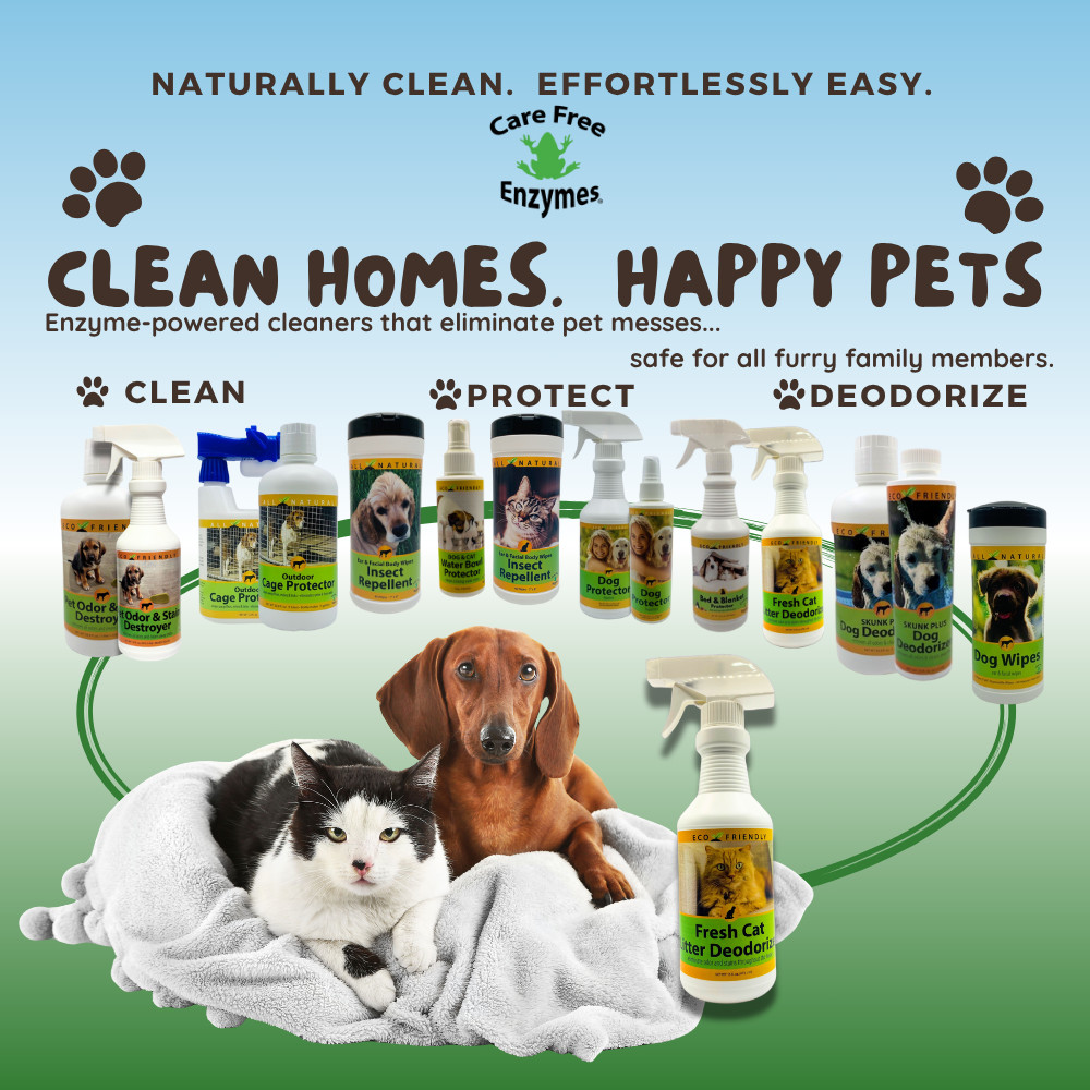 Natural Cat Litter Box Deodorizer Spray | Eliminates Ammonia Odor | Fresh Cat De