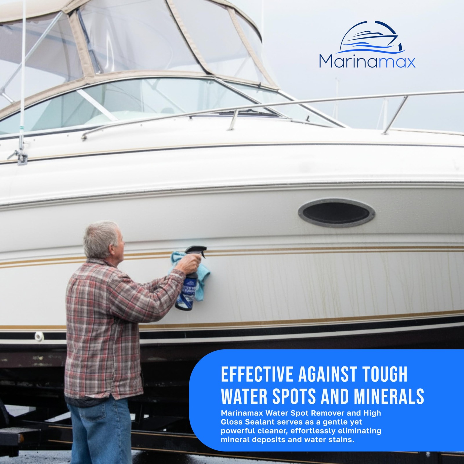 Water Spot Remover and High Gloss Sealant | Marine and Auto | For Boats, Cars…