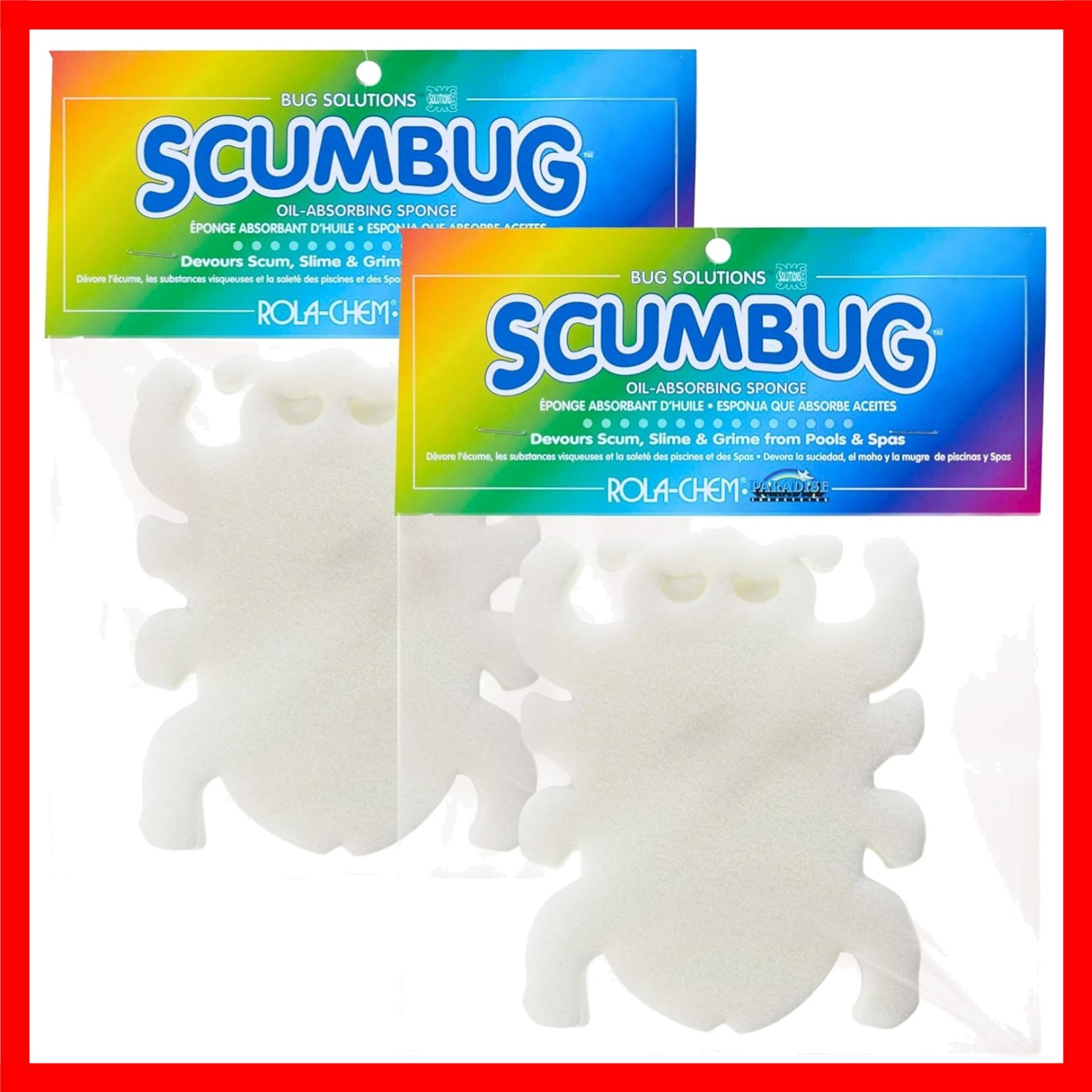 Scumbug 2-Pack: The High-Rated Spa & Pool Oil & Grime Absorber
