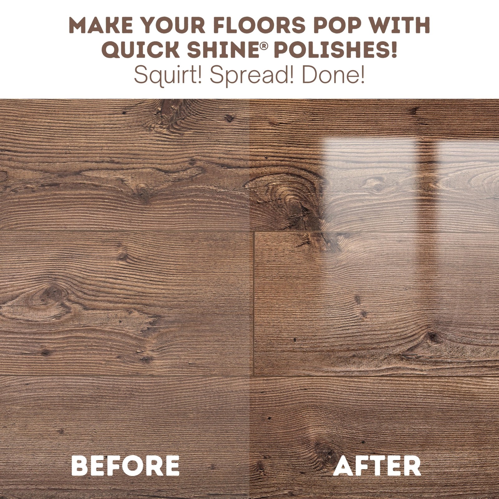 Quick Shine Hardwood Floor Luster 27oz Restores Color and Shine to Floors