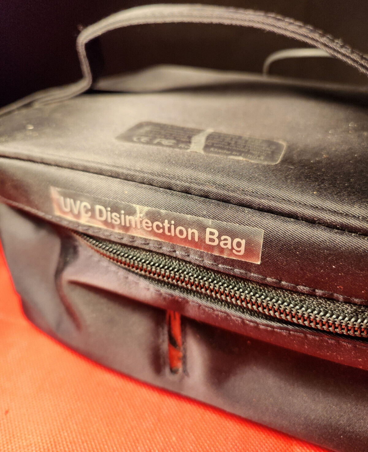 NEW: PORTABLE UVC LED DISINFECTION UV CLEANER BAG GRAY WITH MANUAL – USB POWERED