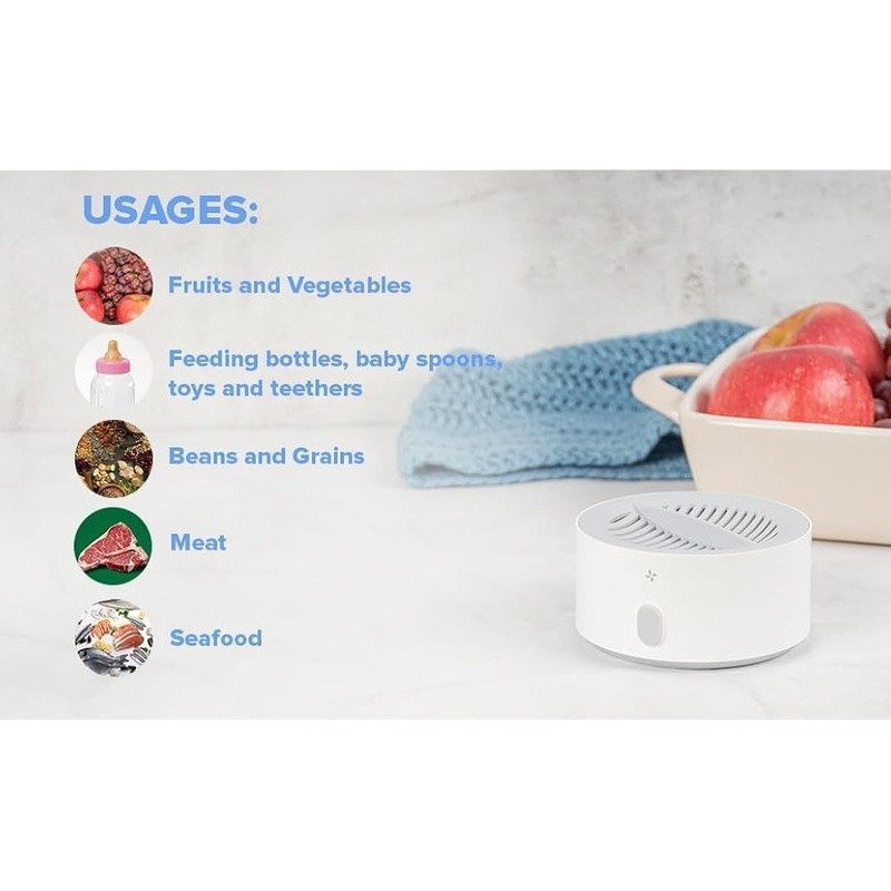 Portable Fruit Vegetable Cleaner Electrolysis Wash Deep Clean Freshness New