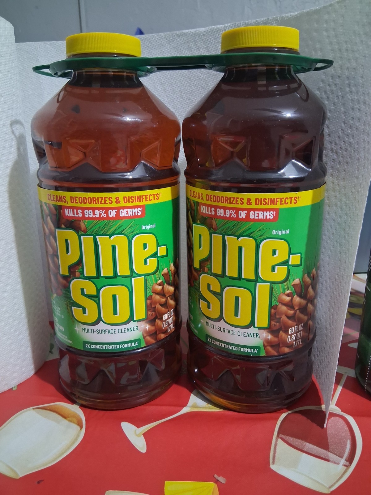 New Pine-Sol Multi-Surface Cleaner – 2X Concentrated Original 2 Count x 60 Fl Oz
