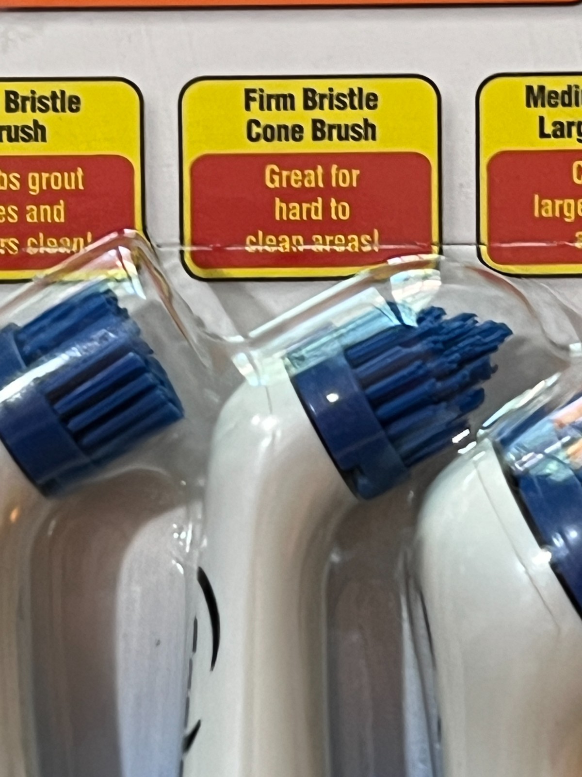 NEW! SonicScrubber Bathroom Cleaning 4 Interchangeable Brush Heads Tools Power
