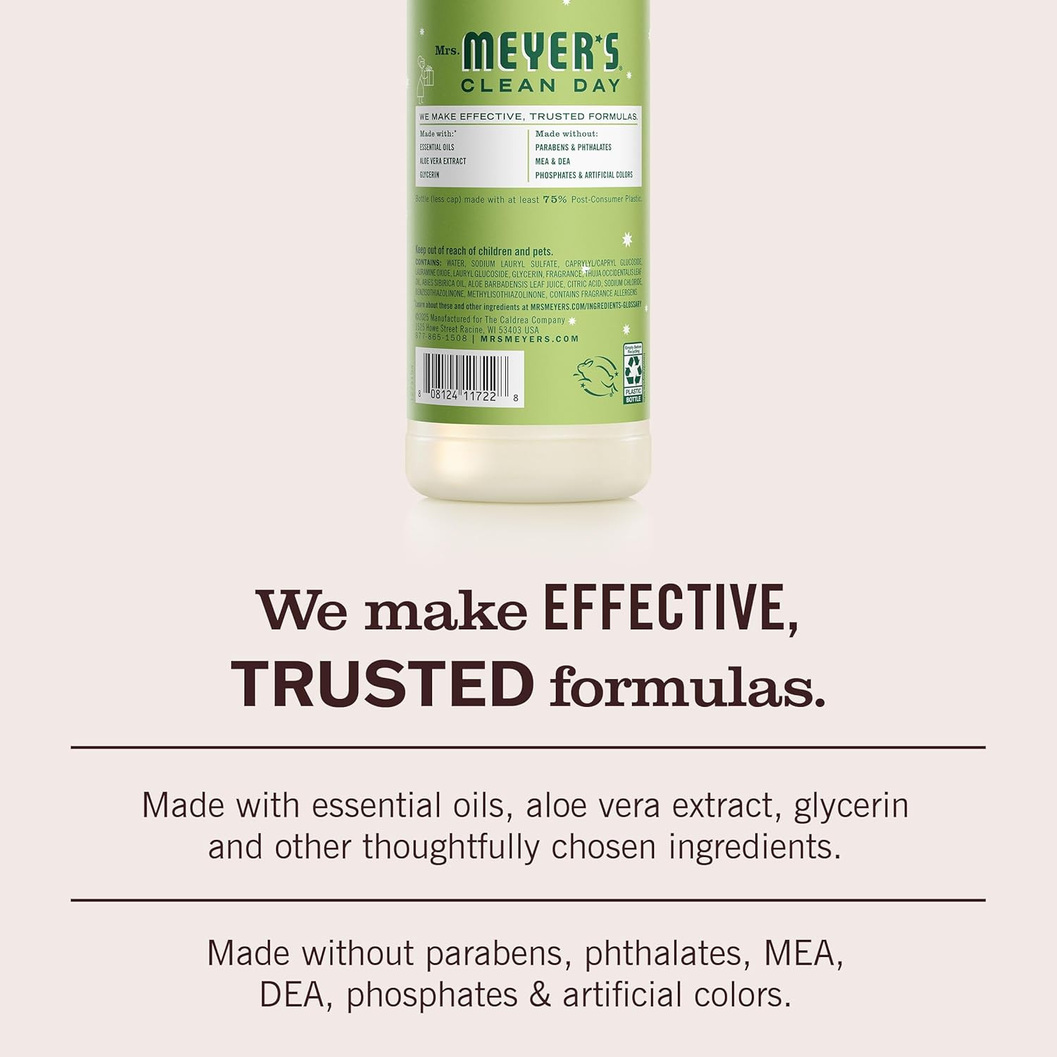 MRS. MEYER’S CLEAN DAY Liquid Dish Soap, Limited Edition Iowa Pine, 16 Fl. Oz –