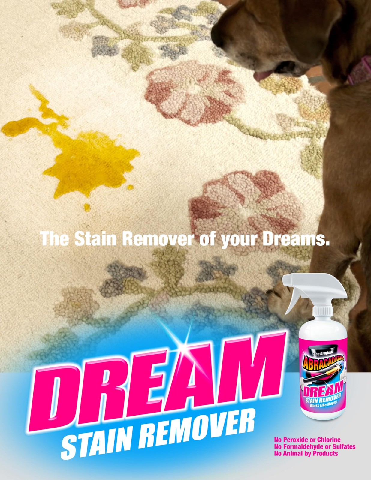 Abracadabra® Dream Stain Remover – 16oz Stain Remover Spray – a Family, Kids …