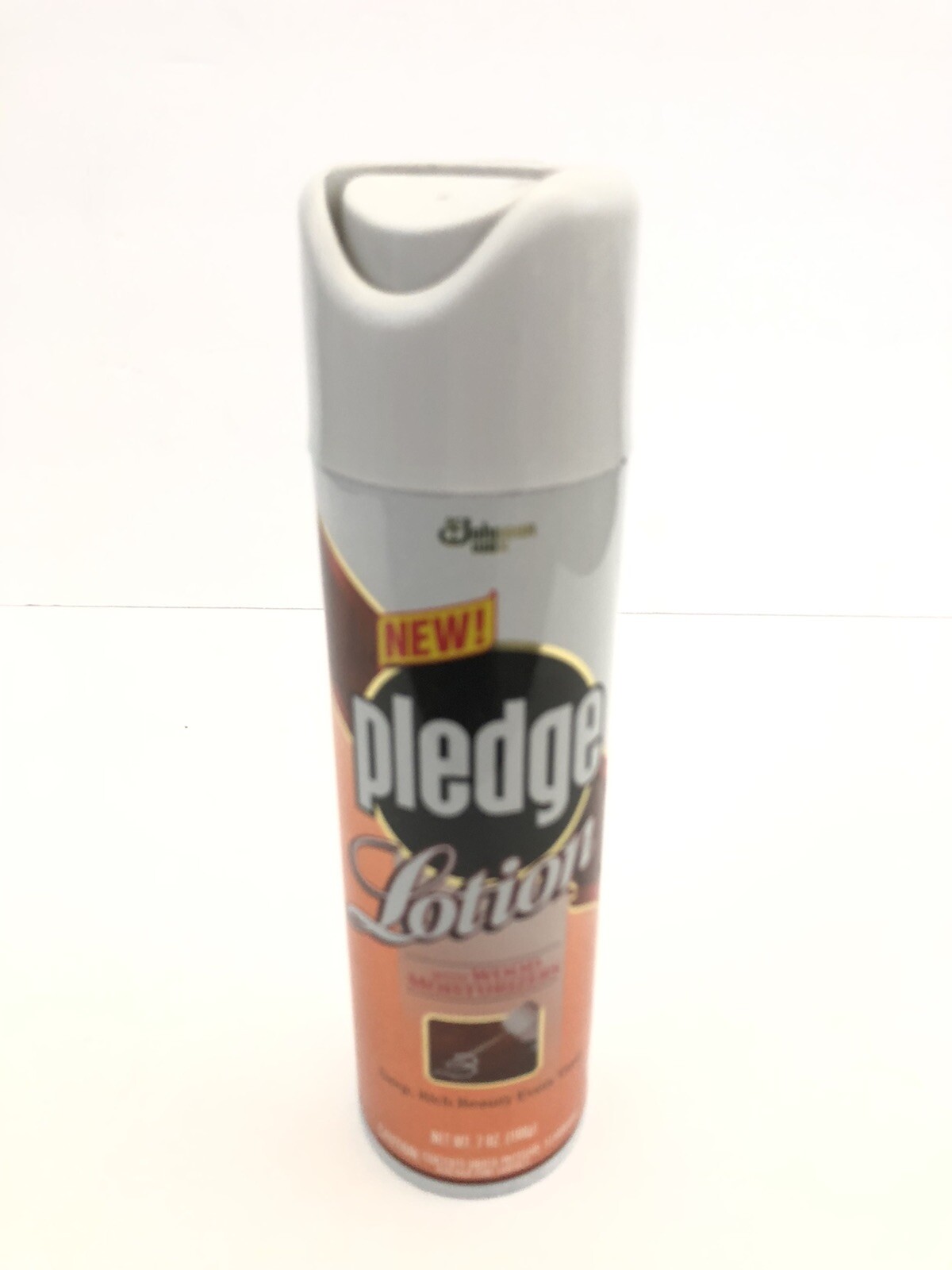 PLEDGE LOTION Wood Moisturizer Furniture Care Polish SC Johnson 1995 RARE Prop