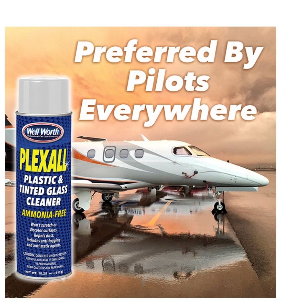Well Worth PLEXALL Plastic Glass Cleaner, Window Tint Safe 12 Pack