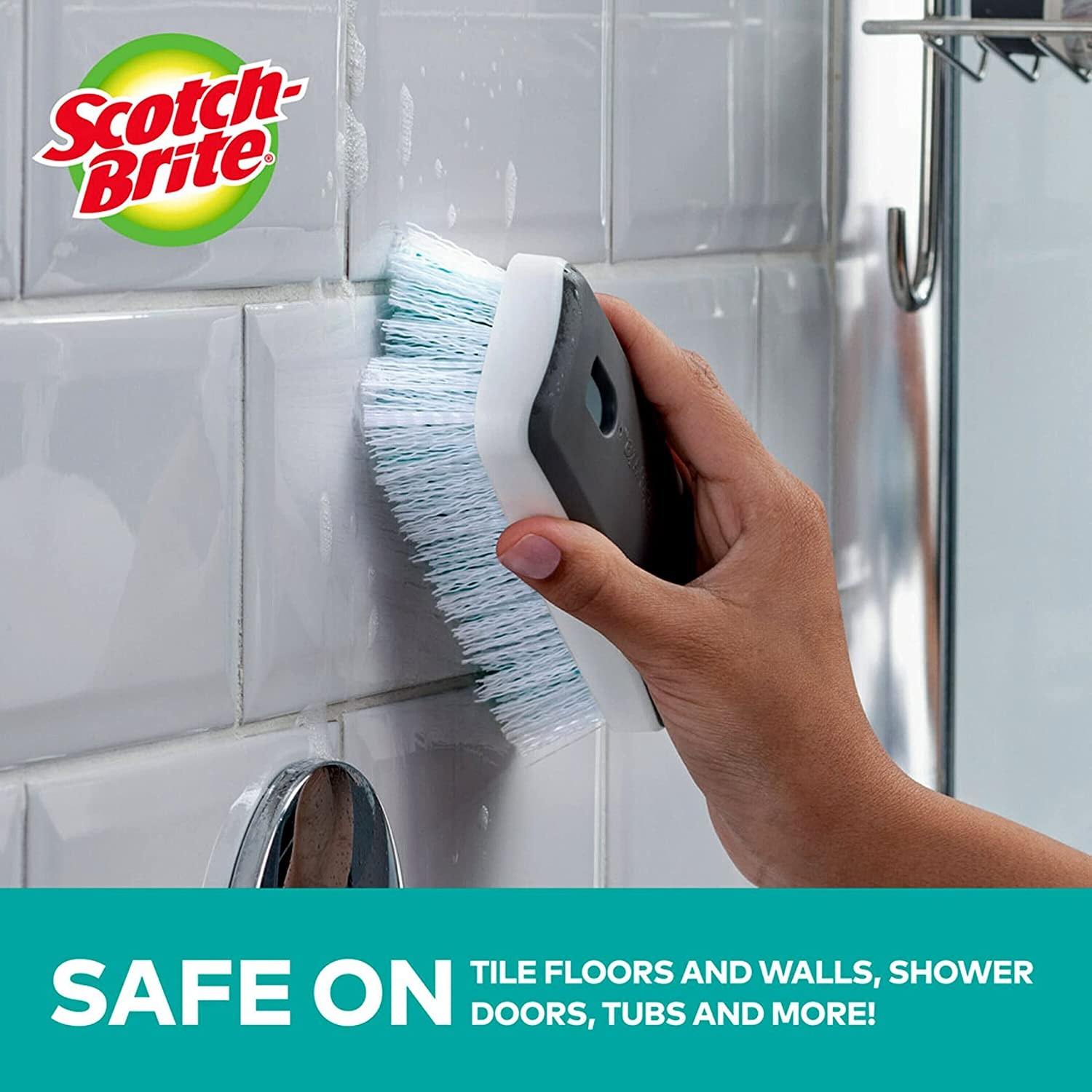 Scotch-Brite Household Brush: One Deep Clean Brush (Multicolored)