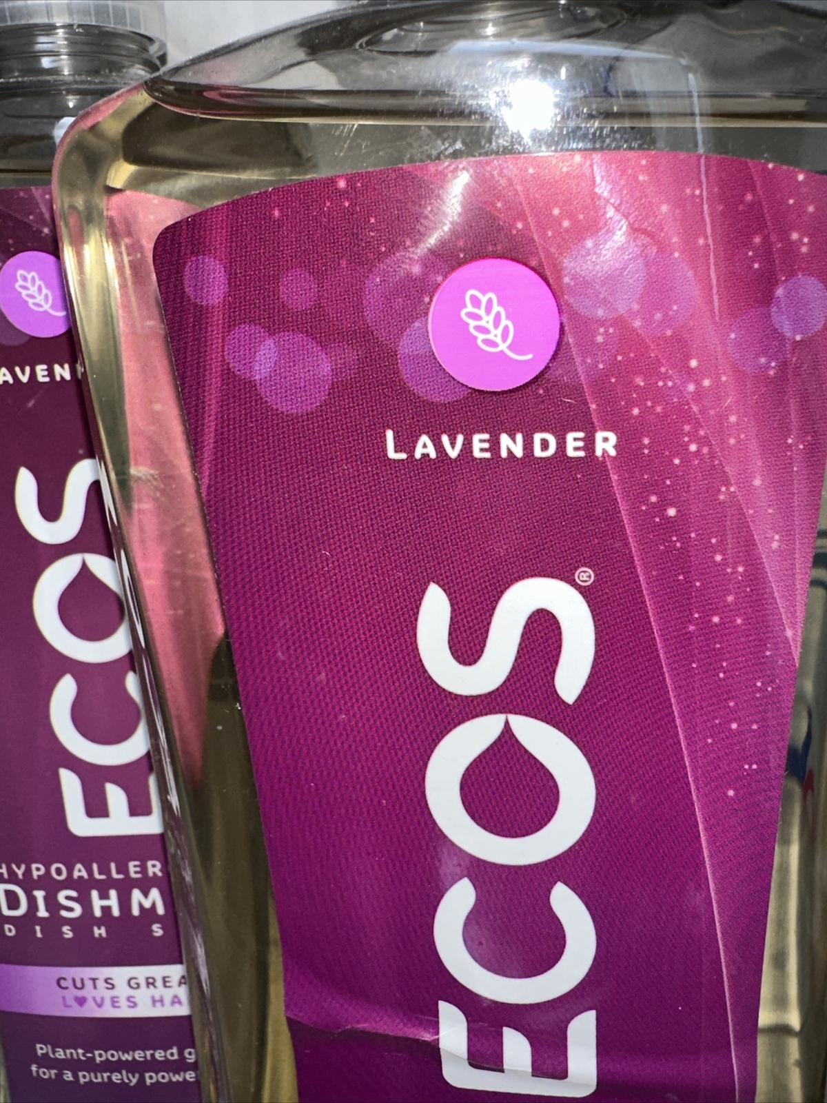ECOS 25-oz. x 2- LAVENDER HYPOALLERGENIC DISHMATE New Old Stock 👀