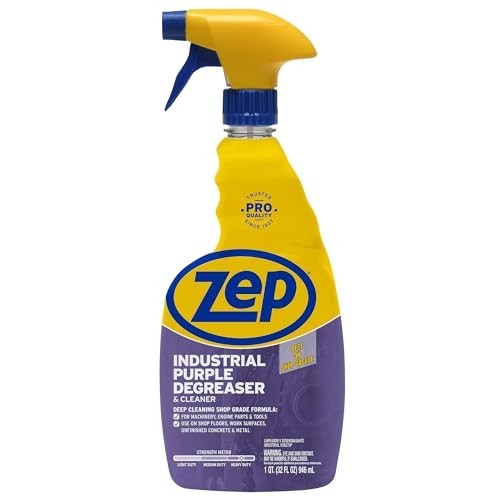 Industrial Purple Cleaner & Degreaser Concentrate – 32oz (4-Pack) Easy Rinse For