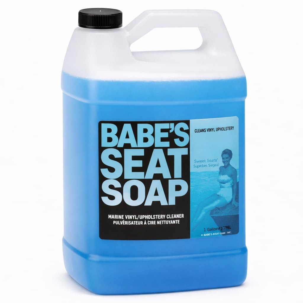 Babe’s Seat Soap – Marine Vinyl, Plastic & Leather Cleaner for Boat Seats – C…