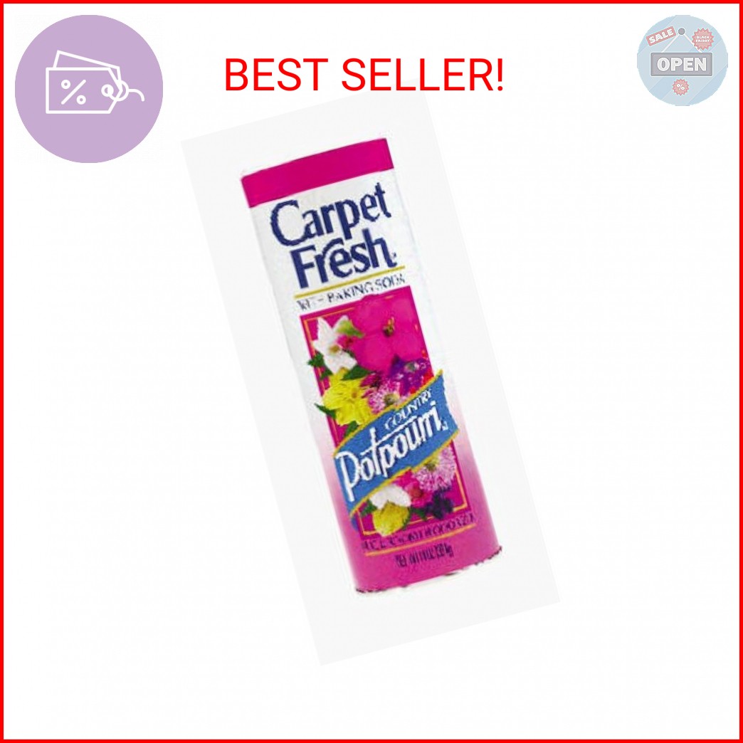 Carpet Fresh Rug and Room Deodorizer with Baking Soda, Country Potpourri Fragran