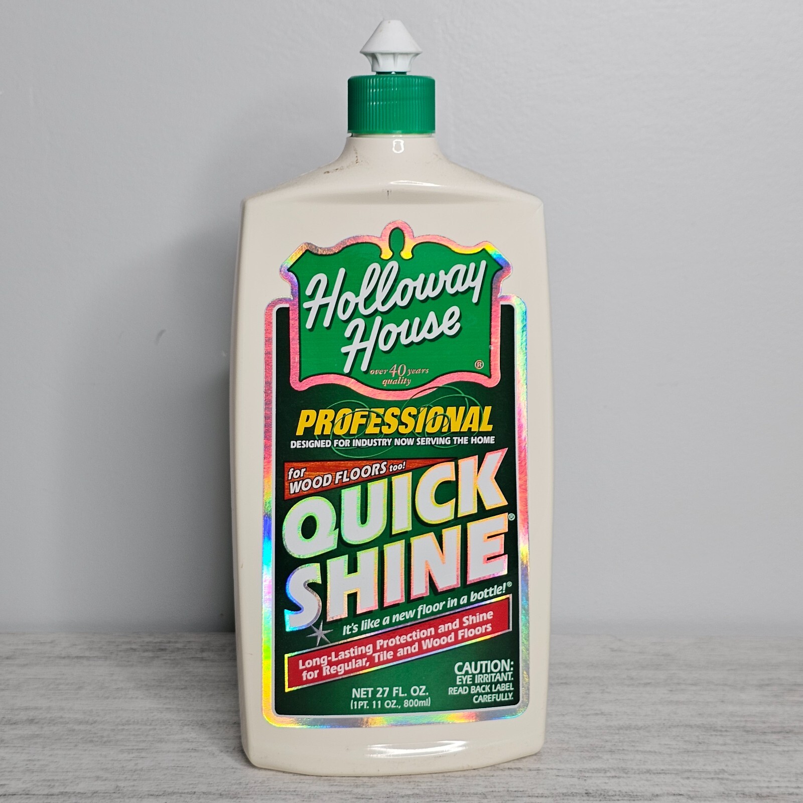Holloway House Quick Shine Multi Surface Floor Finish, 27oz, 75% Full