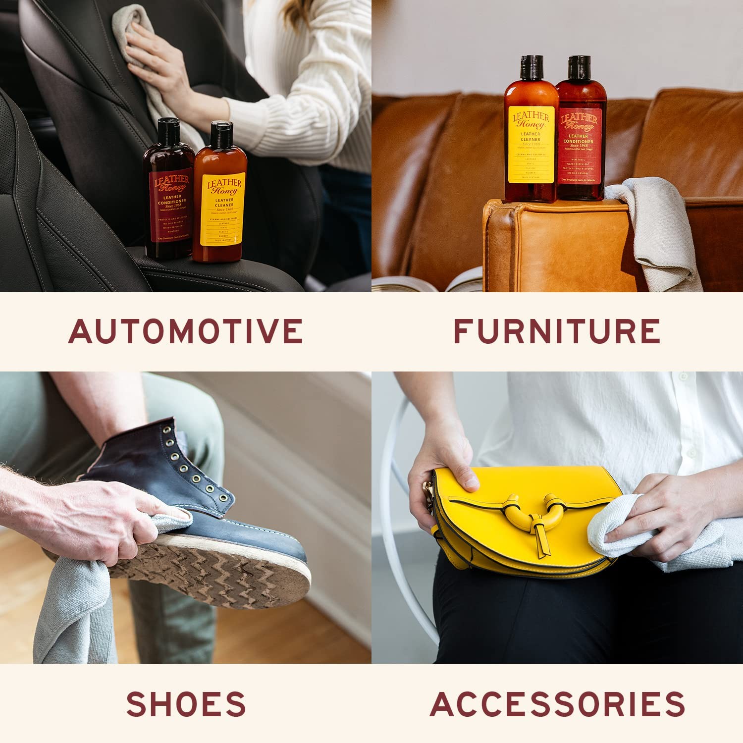 Leather Conditioner, Since 1968. for All Leather Items Including Auto, Furnit…