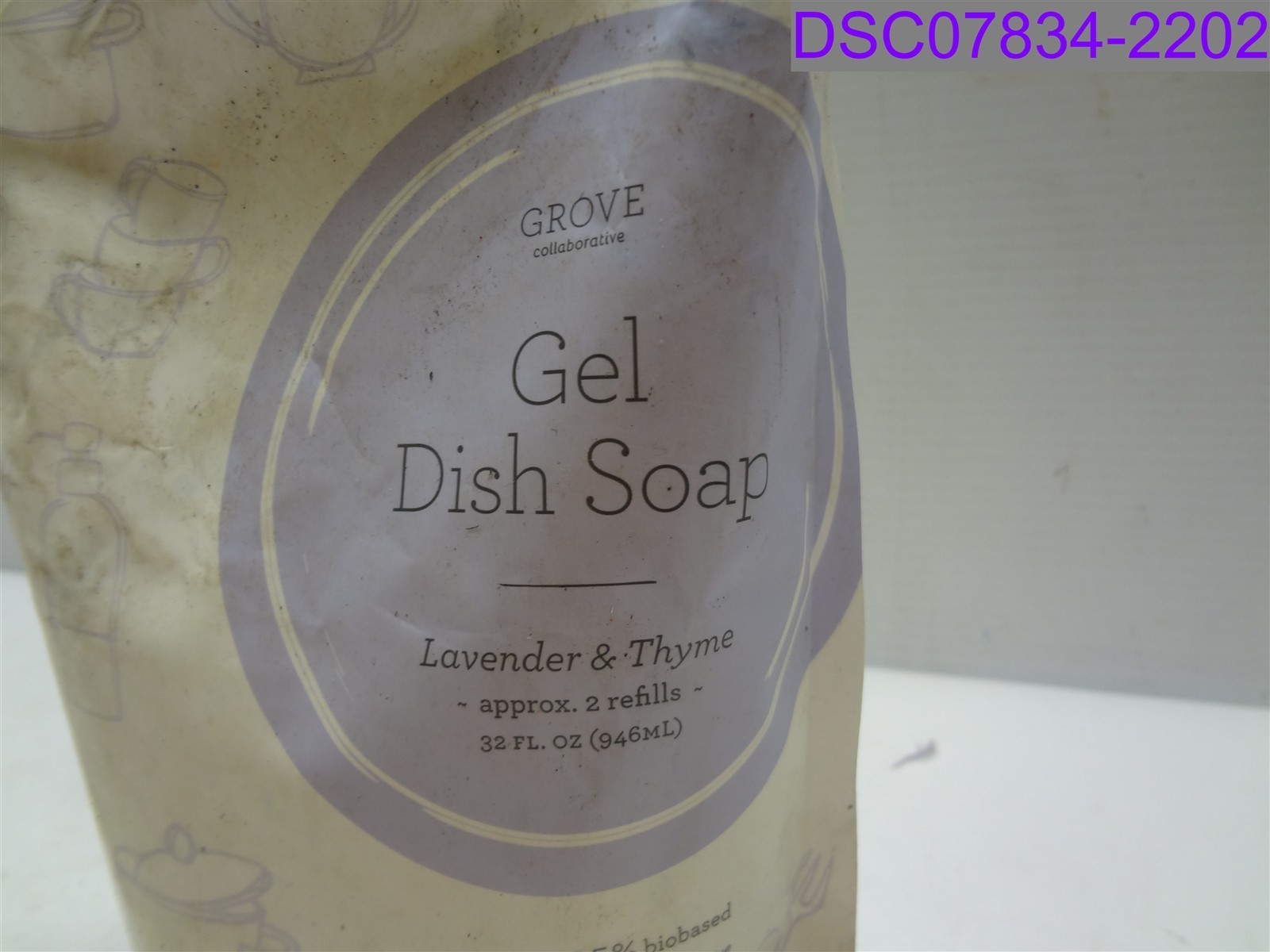 32oz Grove Collaborative Gel Dish Soap Lavender & Thyme