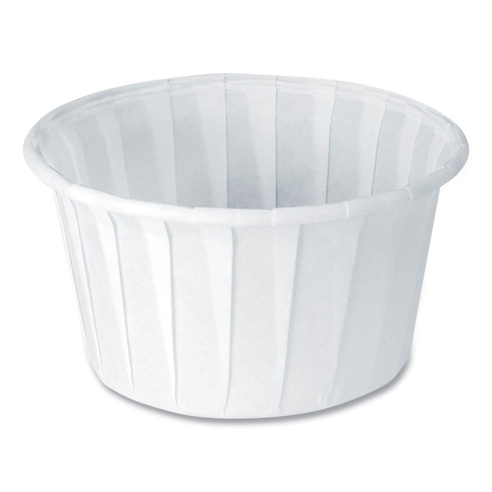 SOLO 400 4 oz Paper Portion Cups – White (5000/CT) New