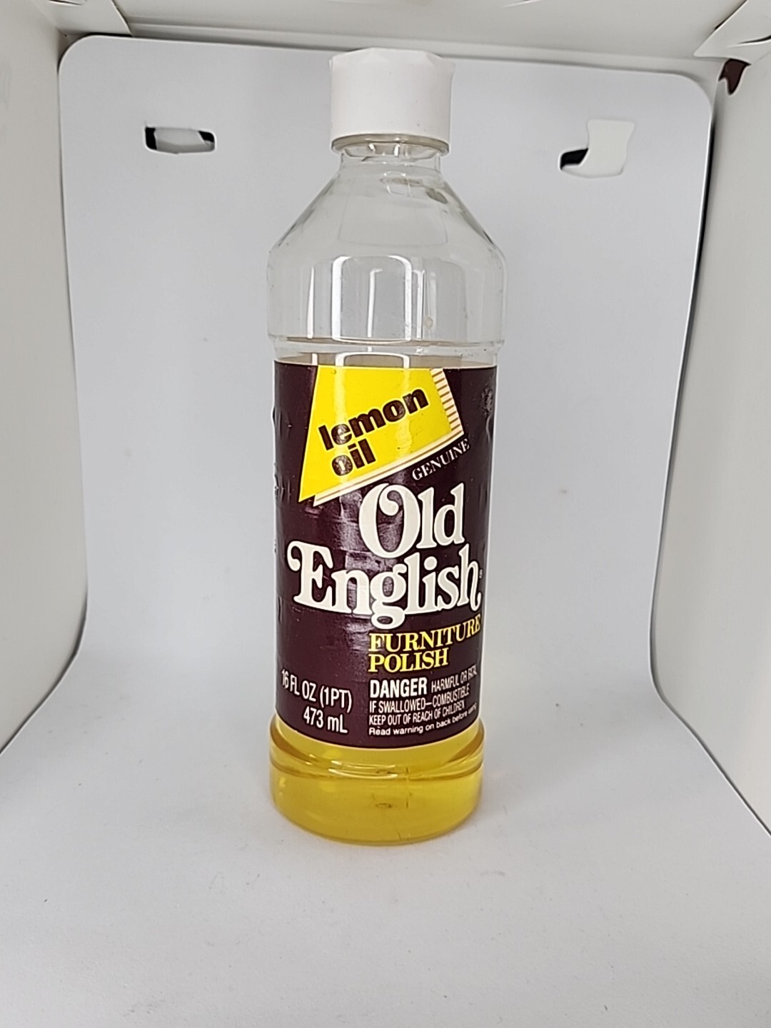 Vintage Old English Lemon Oil Furniture Polish 16 oz 70% Full