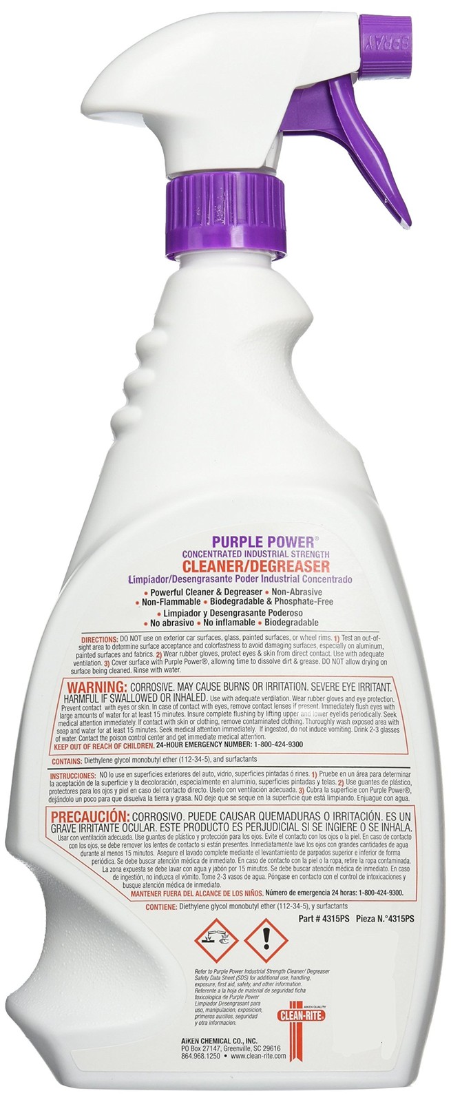 4315PS Cleaner PURPLE POWER 32OZ