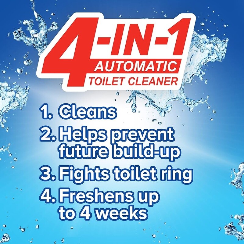 4in1 Toilet Bowl Cleaner Rim Hanger Lavender Scent 2Count Freshener AntiBuildup