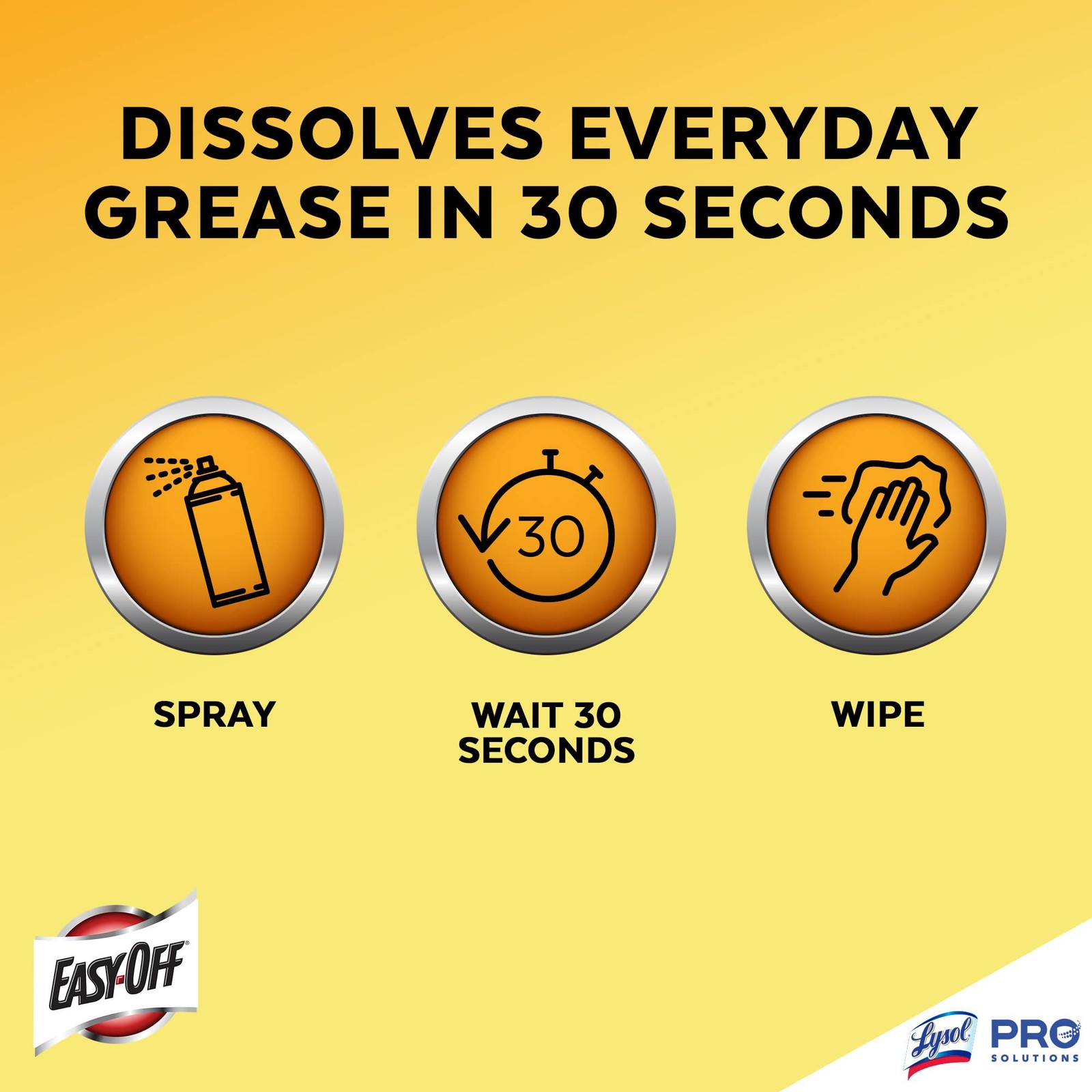 Pro Fume Free Oven Cleaner, Destroys Tough Burnt on Food and Grease, Lemon Sc…