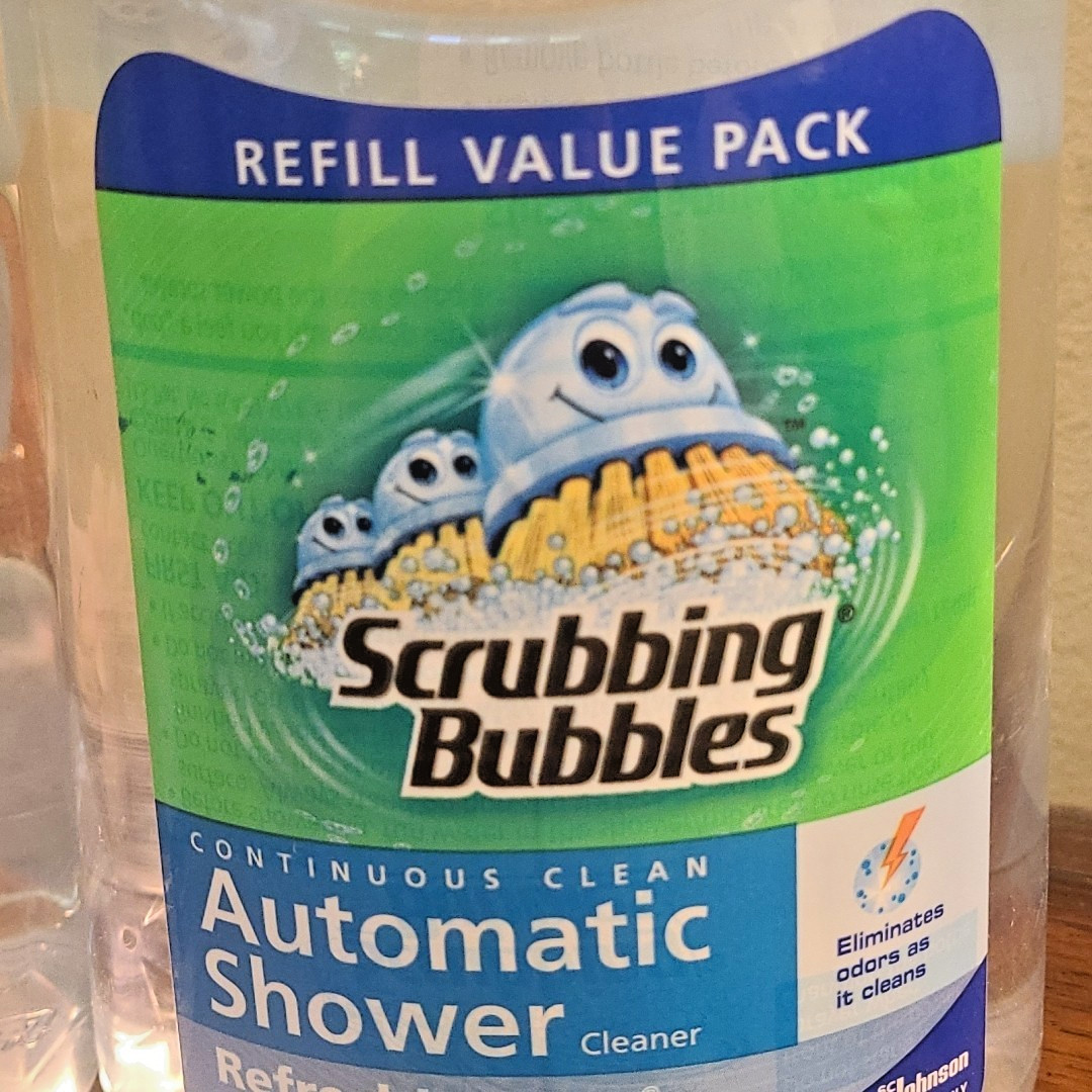 (2) Scrubbing Bubbles Automatic Shower Cleaner Refill 34 oz Each Refreshing Spa