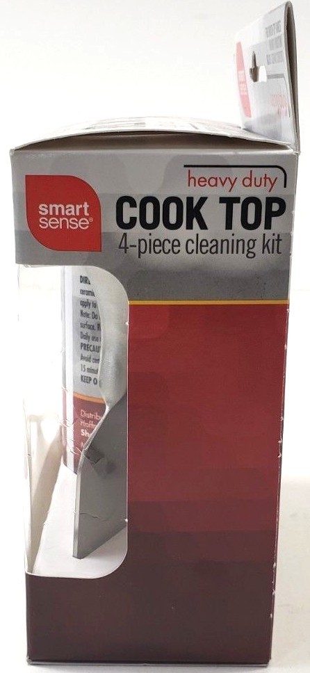 heavy duty Cleaning Kit Radiant induction Glass Ceramic Cleaner Cooktop 4-Piece