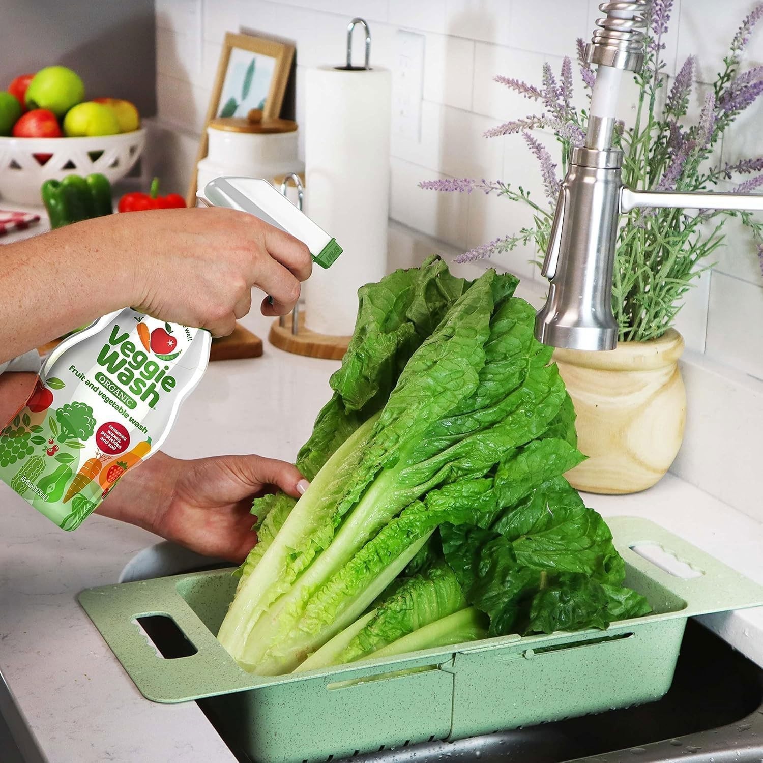 Veggie Wash Certified Organic Fruit and Vegetable Cleaner Pack of 3 – 16 Fl Oz