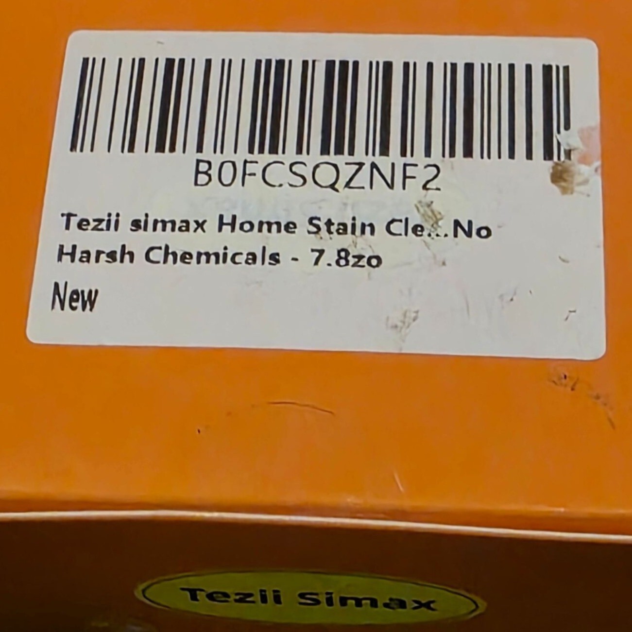 Tezii Simax Home Stain Cleaner Remover Gel 7.8oz Household Cleaning Gel