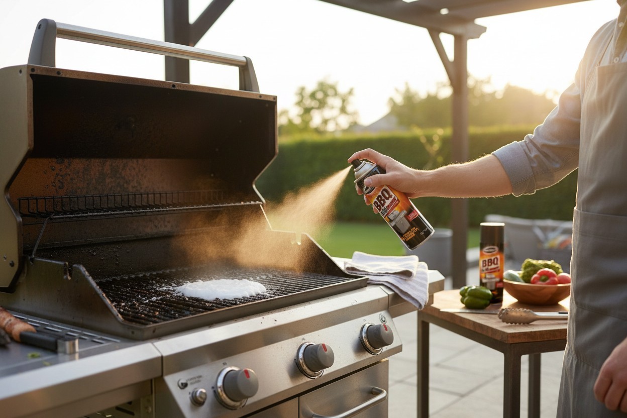 Bbq Grill Cleaner Spray Grease Dissolve Burned On 12 oz Each (3 PACK)