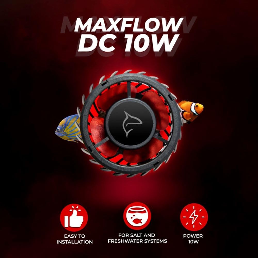 Aquatop MaxFlow MWV-2100SLIM DC Wavemaker Pump, 793 GPH – For 90 Gallon Tanks…