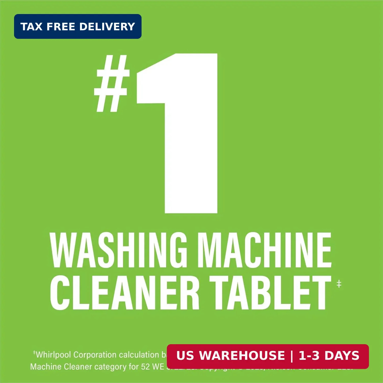 Affresh Washing Machine Cleaner, Helps Power Away Odor Causing Bacteria & Grime