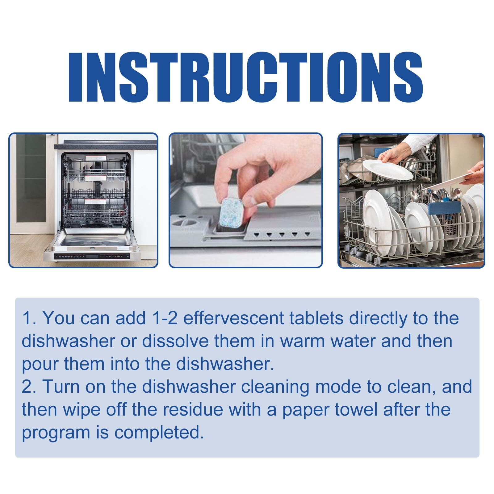 Dishwasher Cleaner-36Pack,Pods for Dish Washer Machine Natural Limescale Remover