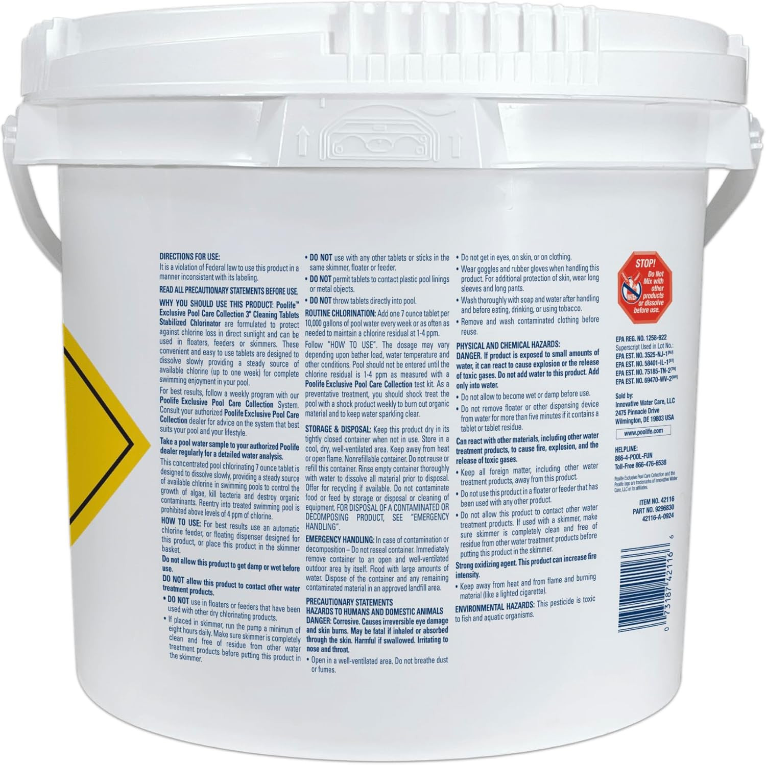 3″ Cleaning Tablets (25 Lb)