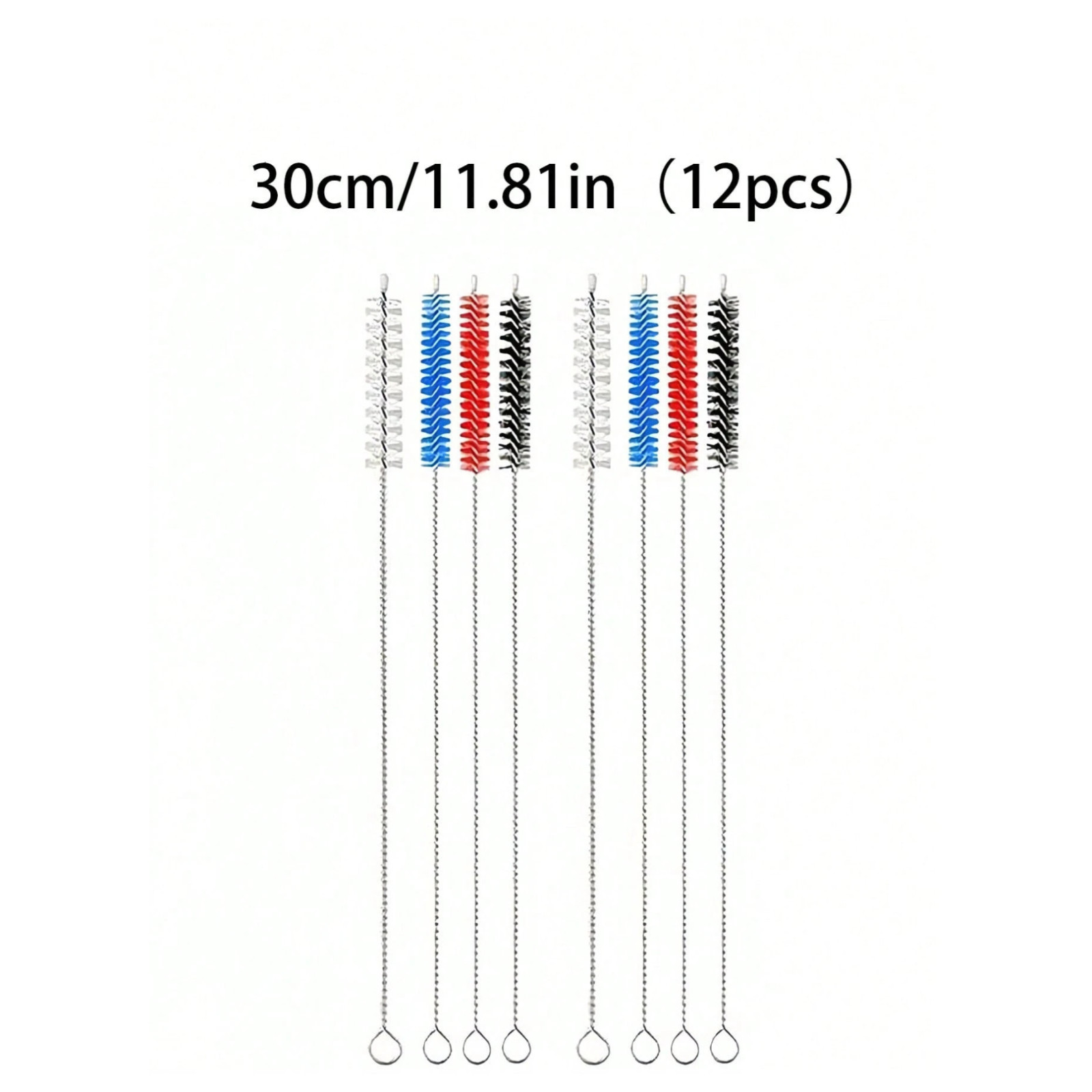 8/4PCS Nylon Straw Brush Cleaner Bottle Tube Pipe Small Long Cleaning Brushes
