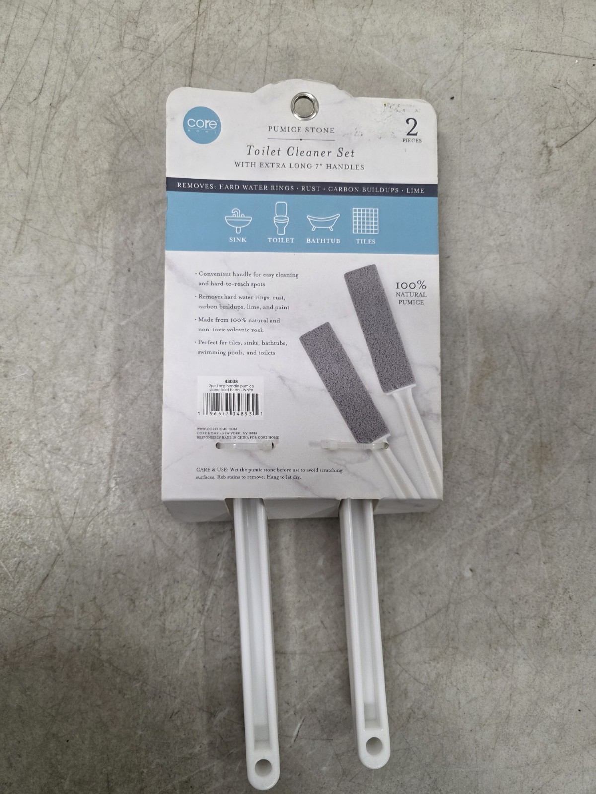 Core Home, Pumice stone for toilet cleaning Set All Natural Non-toxic