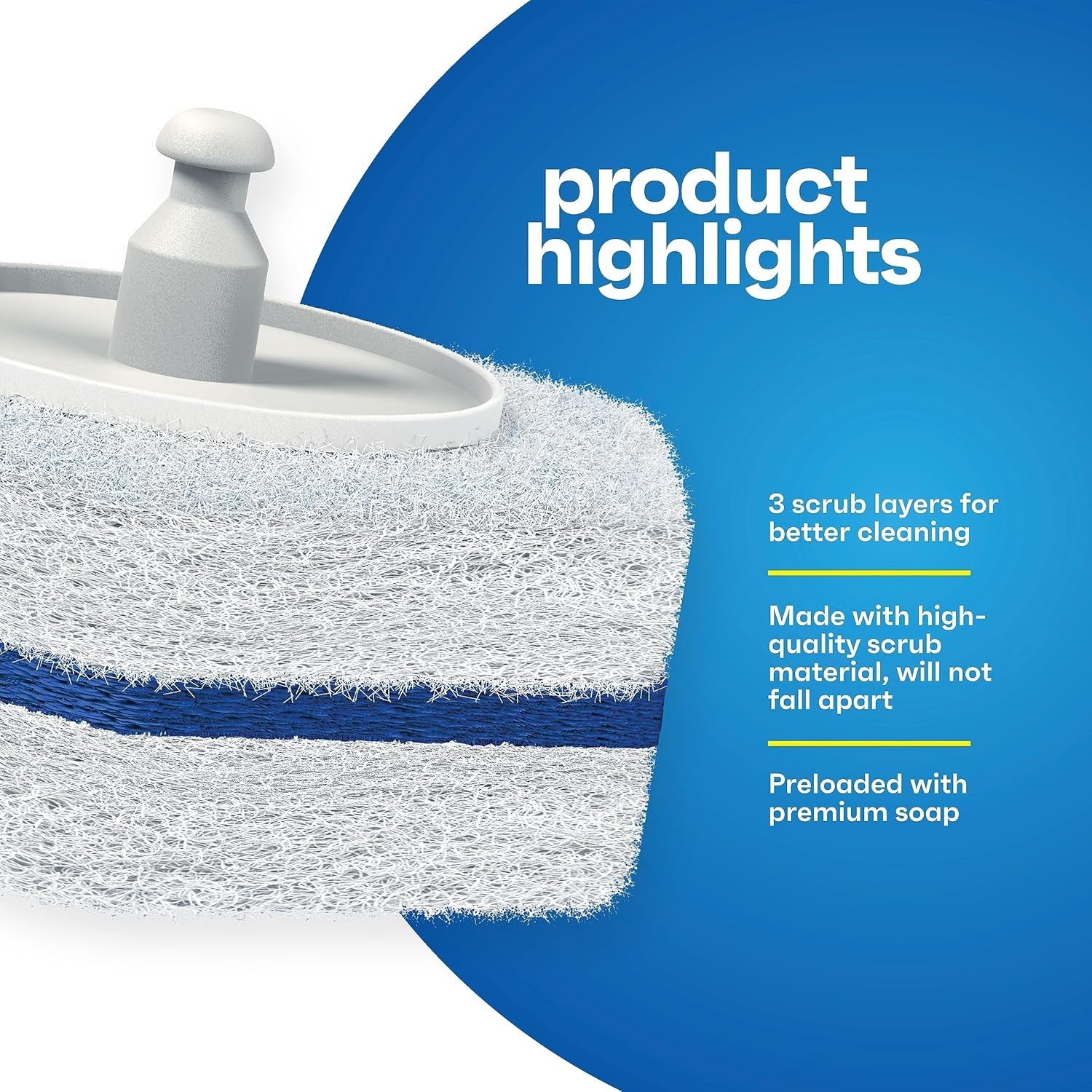 Disposable Toilet Cleaning Pads, 60 Count