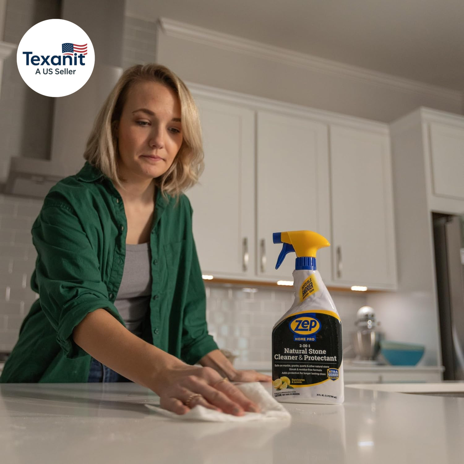 Home Pro 2-In-1 Natural Stone Cleaner & Protectant. 24 Fl. Oz. (Pack of 1)