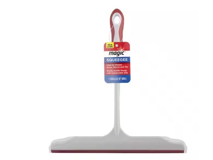 Magic 9 in Shower & Bath Squeegee Glass Door Tile Mirror Water Cleaner Tool