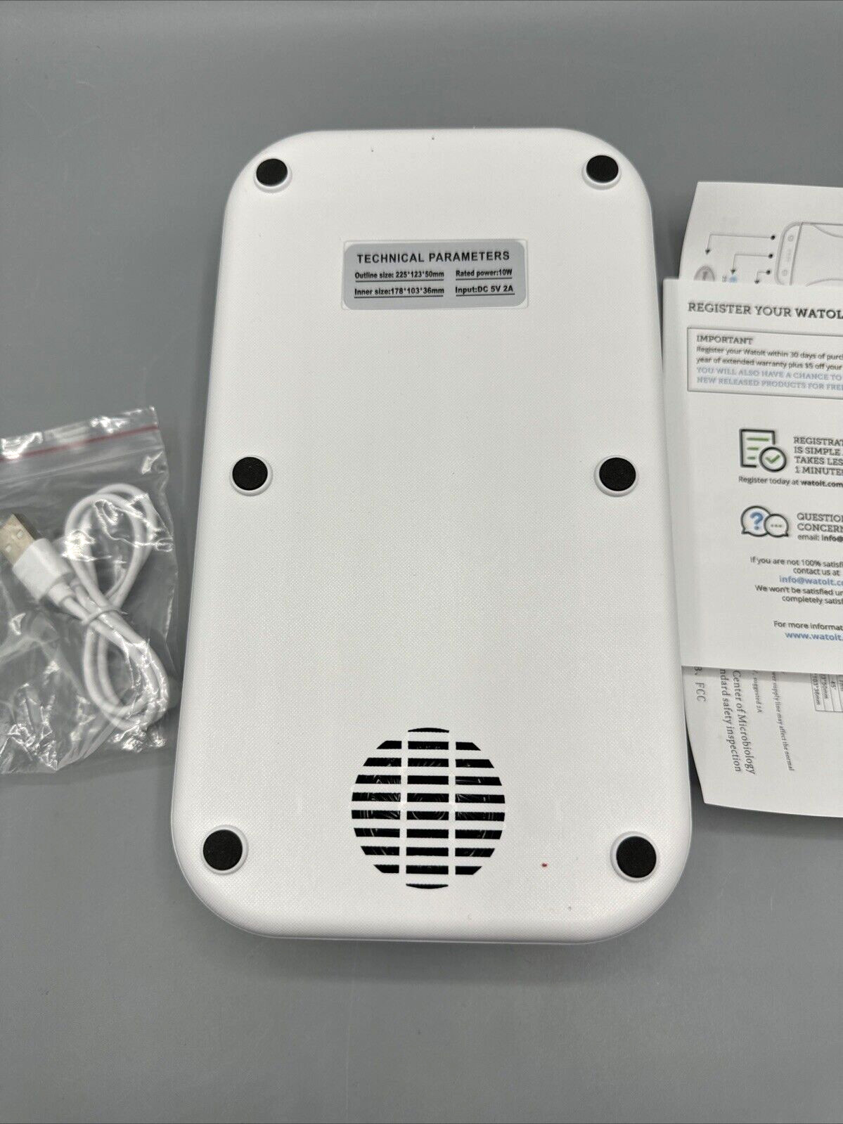 UV LIGHT Sanitizing Box Sterilizer Cleaner For Smartphone Jewelry phones