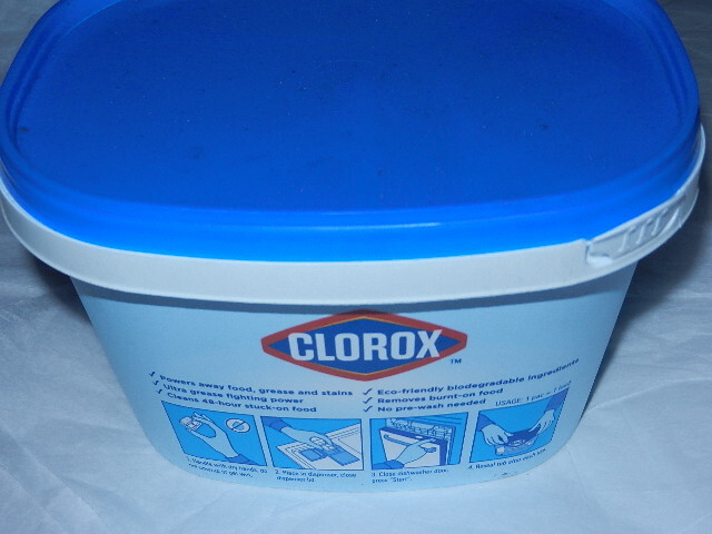 new seal Clorox Triple Action Dishwasher Detergent 43 Pacs scrubs degreases
