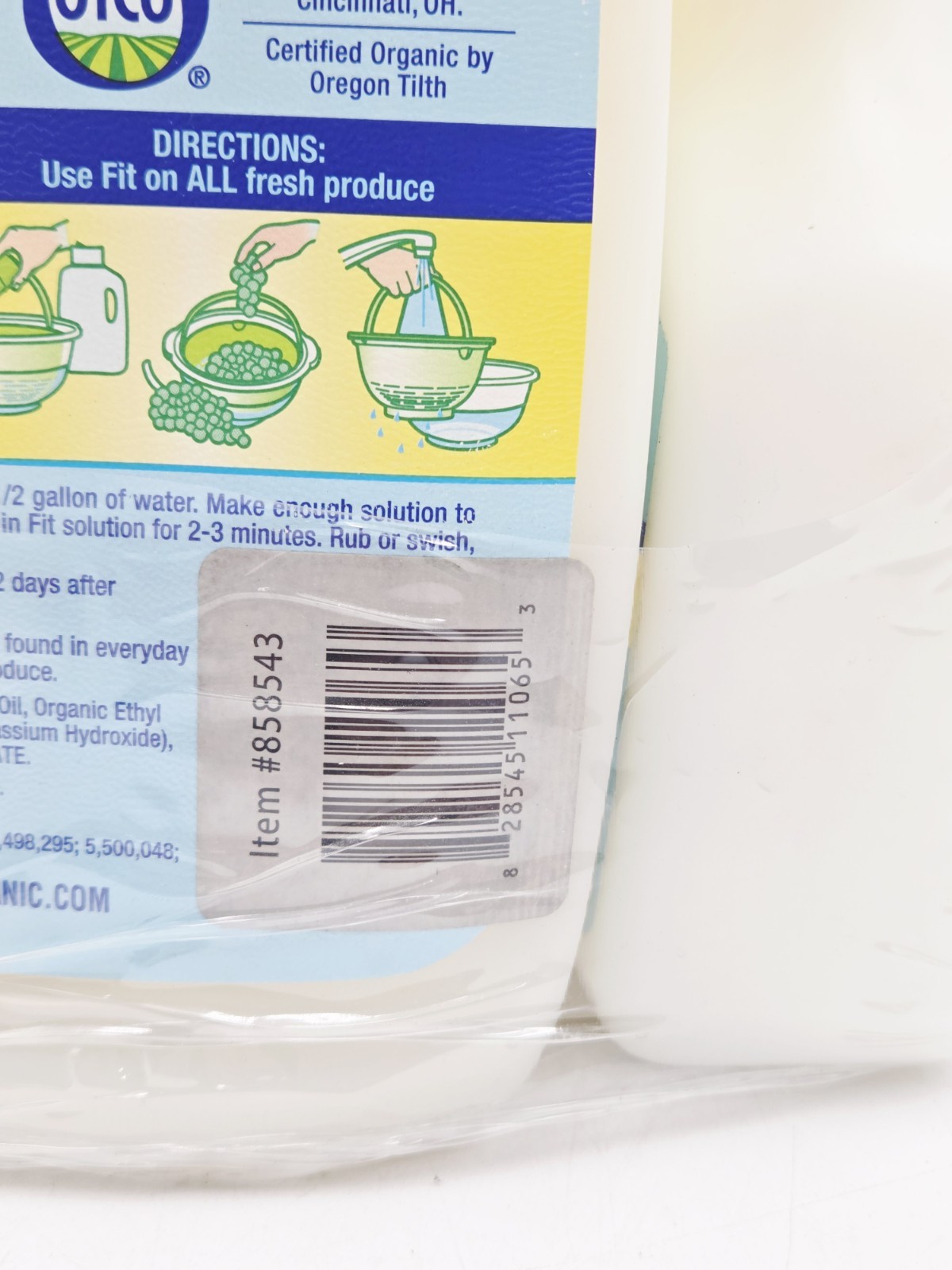 FIT ORGANIC Fruit And Vegetable Wash Spray Refill 2014 Value Pack 76oz