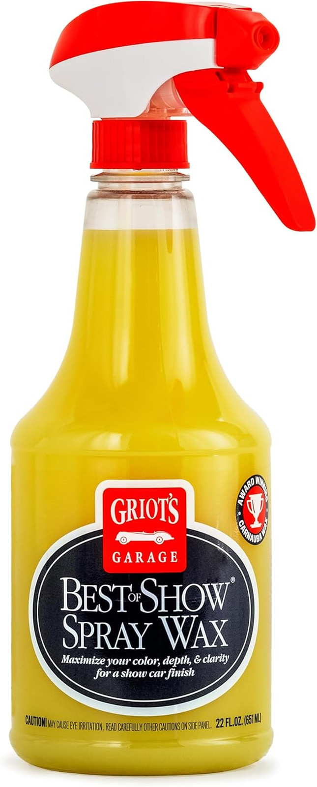 Best of Show Spray Wax for Car Detailing, Works on Paint Protection Films and Ce