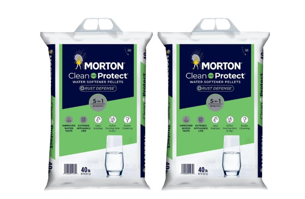 4 pack Morton Clean Protect Plus Rust Defense Water Softener Salt Pellets 40lb